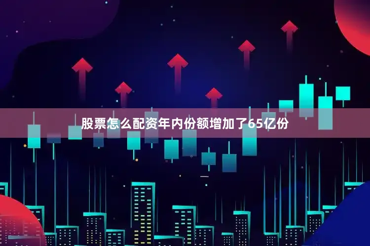 股票怎么配资年内份额增加了65亿份